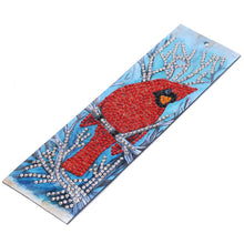 Load image into Gallery viewer, DIY Bird Special Shaped Diamond Painting Leather Bookmark Tassel Book Marks
