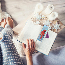 Load image into Gallery viewer, DIY Bird Special Shaped Diamond Painting Leather Bookmark Tassel Book Marks
