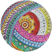 Load image into Gallery viewer, Mandala 30x30cm(canvas) beautiful special shaped drill diamond painting
