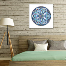 Load image into Gallery viewer, Mandala 30x30cm(canvas) beautiful special shaped drill diamond painting

