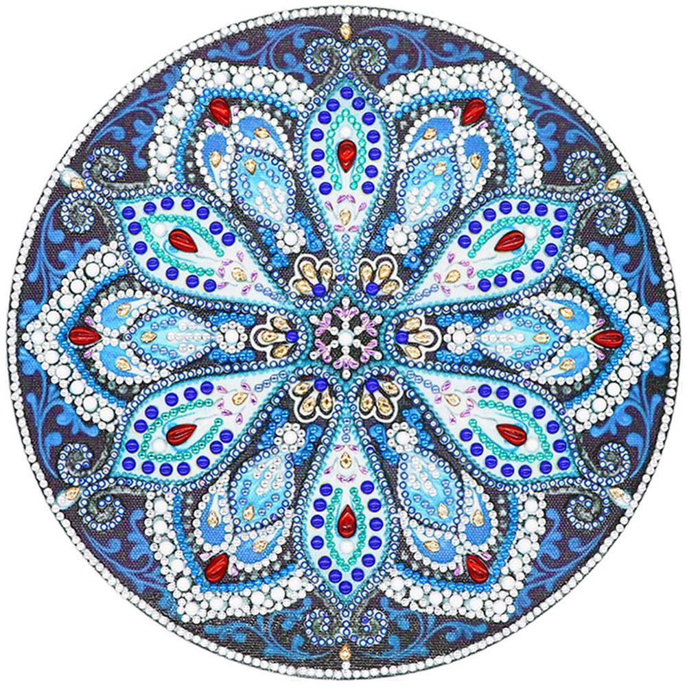 Mandala 30x30cm(canvas) beautiful special shaped drill diamond painting