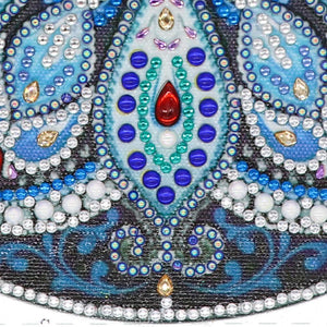 Mandala 30x30cm(canvas) beautiful special shaped drill diamond painting