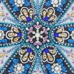 Mandala 30x30cm(canvas) beautiful special shaped drill diamond painting