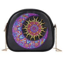 Load image into Gallery viewer, DIY Sun Moon Special Shaped Diamond Painting Leather Chain Crossbody Bags
