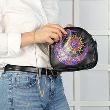 Load image into Gallery viewer, DIY Sun Moon Special Shaped Diamond Painting Leather Chain Crossbody Bags
