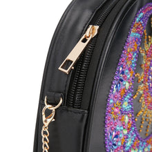 Load image into Gallery viewer, DIY Sun Moon Special Shaped Diamond Painting Leather Chain Crossbody Bags
