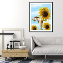 Load image into Gallery viewer, Sunflower 30x40cm(canvas) full round drill diamond painting
