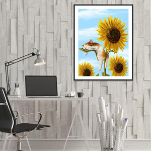 Sunflower 30x40cm(canvas) full round drill diamond painting