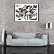 Load image into Gallery viewer, Wolf 30x40cm(canvas) full round drill diamond painting
