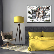 Load image into Gallery viewer, Wolf 30x40cm(canvas) full round drill diamond painting
