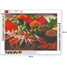 Load image into Gallery viewer, Food 30x40cm(canvas) full round drill diamond painting
