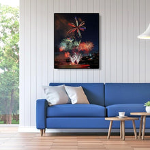 Load image into Gallery viewer, Fireworks 30x40cm(canvas) full round drill diamond painting
