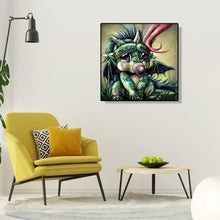 Load image into Gallery viewer, Dinosaur 30x30cm(canvas) full round drill diamond painting
