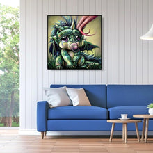 Load image into Gallery viewer, Dinosaur 30x30cm(canvas) full round drill diamond painting

