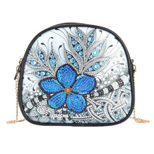 Load image into Gallery viewer, DIY Flower Special Shaped Diamond Painting Leather Chain Crossbody Bags
