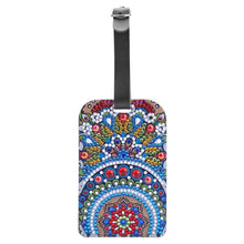 Load image into Gallery viewer, DIY Mandala Special Shaped Diamond Painting Leather Luggage Boarding Pass
