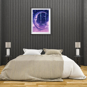 Moon Bedroom 40x30cm(canvas) full round drill diamond painting