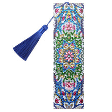 Load image into Gallery viewer, DIY Mandala Special Shaped Diamond Painting Student Leather Tassel Bookmark
