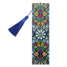 Load image into Gallery viewer, DIY Mandala Special Shaped Diamond Painting Leather Tassel Bookmark Crafts
