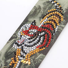 Load image into Gallery viewer, DIY Tiger Special Shape Diamond Painting Creative Leather Tassel Book Marks
