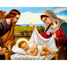 Load image into Gallery viewer, Religious 30x40cm(canvas) full round drill diamond painting
