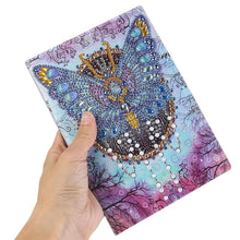 Load image into Gallery viewer, DIY Butterfly Special Shape Diamond Painting 50 Pages A5 Student Sketchbook
