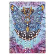 Load image into Gallery viewer, DIY Butterfly Special Shape Diamond Painting 50 Pages A5 Student Sketchbook
