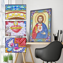 Load image into Gallery viewer, Religious 30x40cm(canvas) beautiful special shaped drill diamond painting
