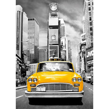 Load image into Gallery viewer, New York Taxi 40x30cm(canvas) full round drill diamond painting
