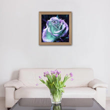 Load image into Gallery viewer, Glitter Flower 30x30cm(canvas) full round drill diamond painting
