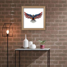 Load image into Gallery viewer, American Eagle 30x30cm(canvas) full round drill diamond painting
