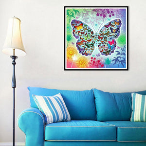 Butterfly 30x30cm(canvas) full round drill diamond painting