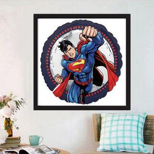 Superman 30x30cm(canvas) full round drill diamond painting