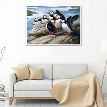 Load image into Gallery viewer, Puffin 40x30cm(canvas) full round drill diamond painting
