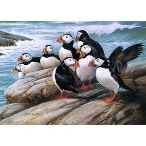 Puffin 40x30cm(canvas) full round drill diamond painting