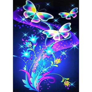 Butterfly 40x30cm(canvas) full round drill diamond painting