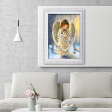 Load image into Gallery viewer, Angel Baby 40x30cm(canvas) full round drill diamond painting
