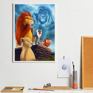 The Lion King 30x40cm(canvas) full round drill diamond painting