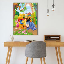 Load image into Gallery viewer, Pooh Bear 30x40cm(canvas) full round drill diamond painting
