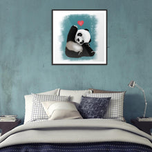 Load image into Gallery viewer, Panda 30x30cm(canvas) full round drill diamond painting
