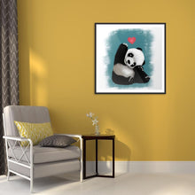 Load image into Gallery viewer, Panda 30x30cm(canvas) full round drill diamond painting
