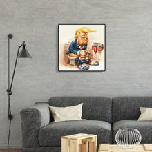 Load image into Gallery viewer, Cartoon Trump 30x30cm(canvas) full round drill diamond painting
