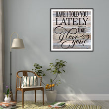 Load image into Gallery viewer, Phrase 30x30cm(canvas) full round drill diamond painting
