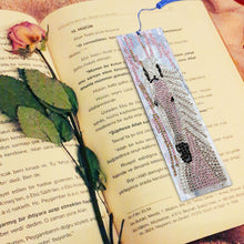 Load image into Gallery viewer, DIY Special Shape Diamond Painting Leather Embroidery Tassel Book Mark Gift
