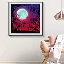 Load image into Gallery viewer, Moon 30x30cm(canvas) full round drill diamond painting
