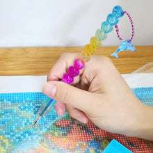 Load image into Gallery viewer, 5D Diamond Painting DIY Embroidery Colorful Point Drill Pen (With Pendant)
