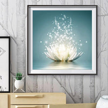 Load image into Gallery viewer, Bloom Lotus 35x35cm(canvas) full round drill diamond painting
