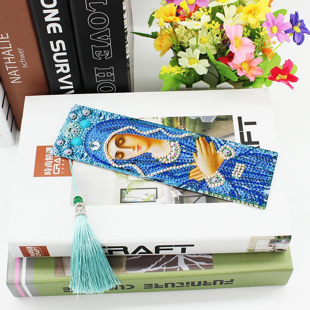 2x 5D DIY Diamond Painting Leather Bookmarks Goddess Embroidery