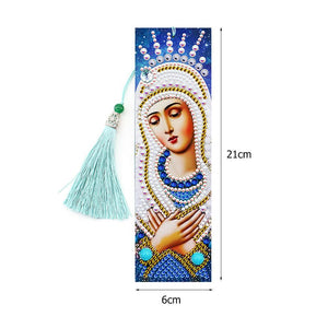2x 5D DIY Diamond Painting Leather Bookmarks Goddess Embroidery Page-Marker