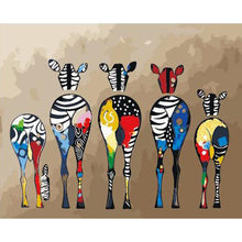 Load image into Gallery viewer, Color Zebra 40*50cm paint by numbers
